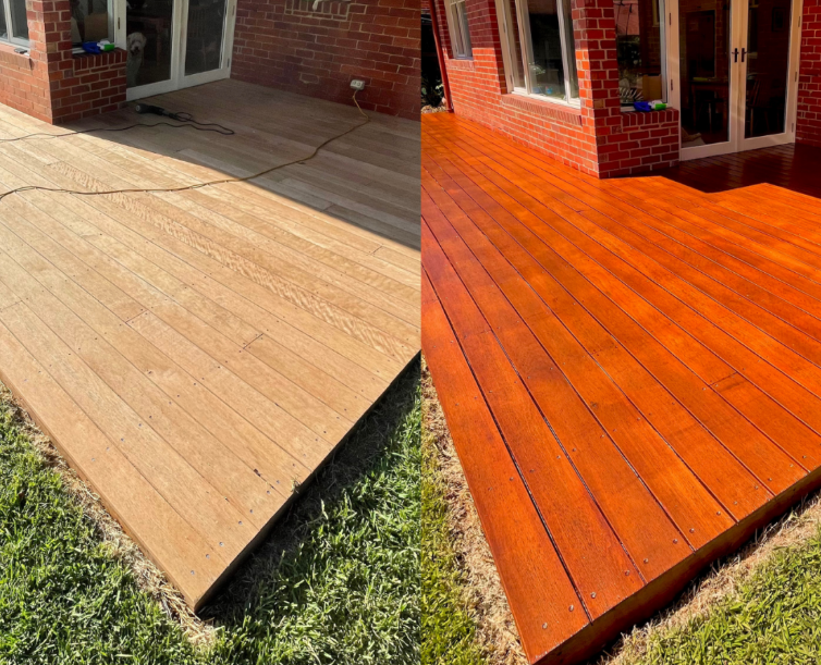 Coastal deck restoration in progress - Broadbeach Gold Coast